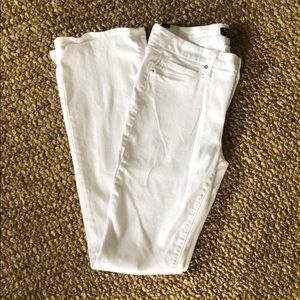 NWOT bebe White Jeans